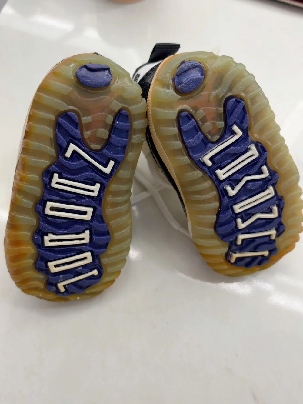 Vintage 1995 Nike Air Jordan 11 XI Concord Baby Shoes 2C OG
